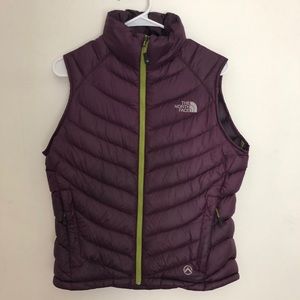The North Face Purple Puffer Vest, Women’s, M